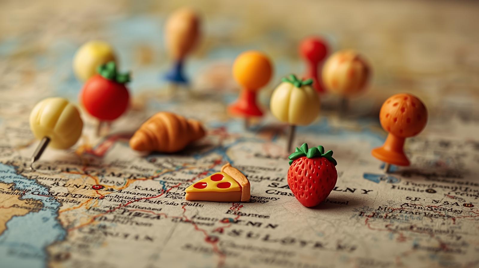 "Touch-to-Travel" Programmable Adventure Pins | FOODS